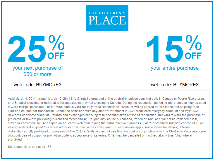 30% Off First Order With My Place Credit Card